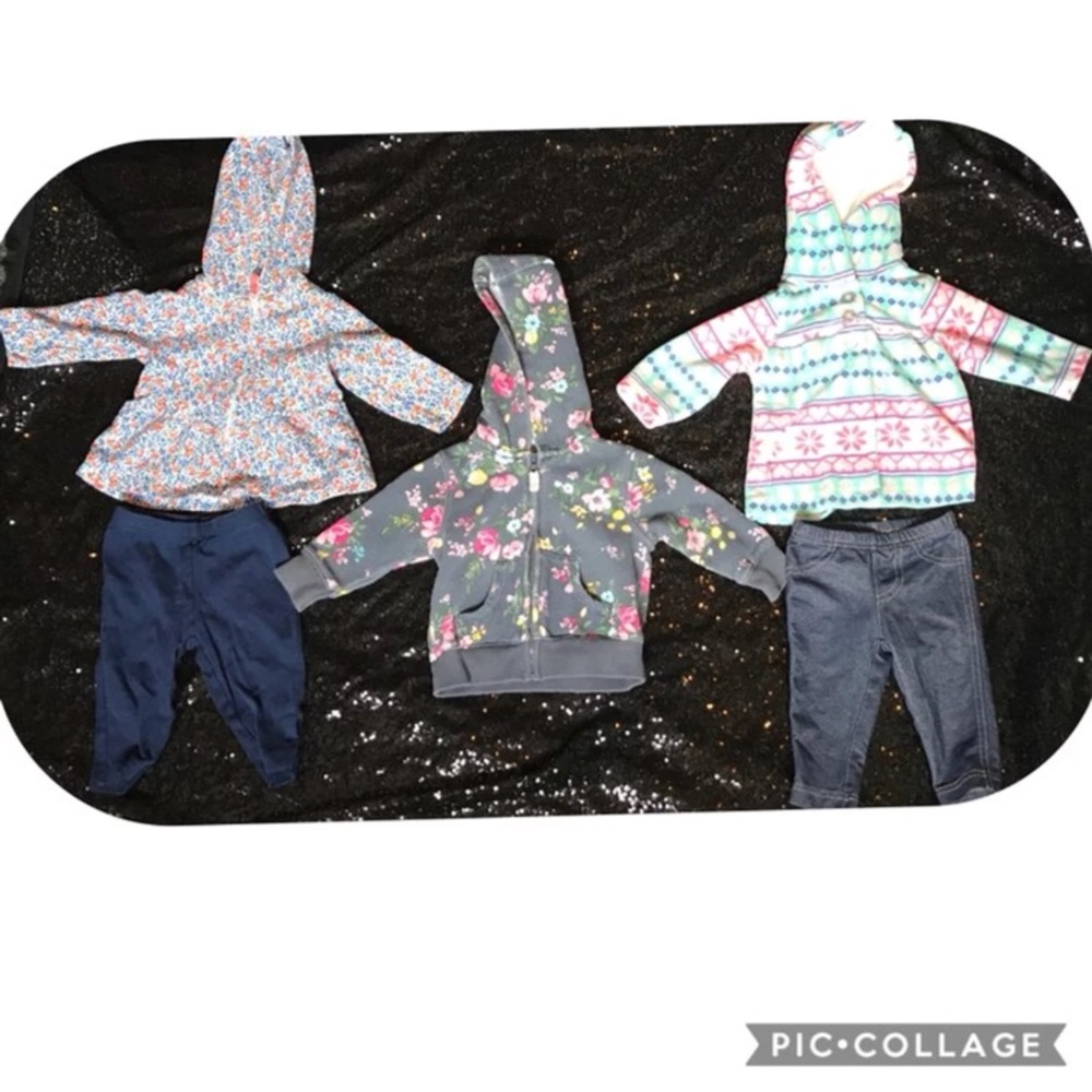 Carters baby girl sweater bundle